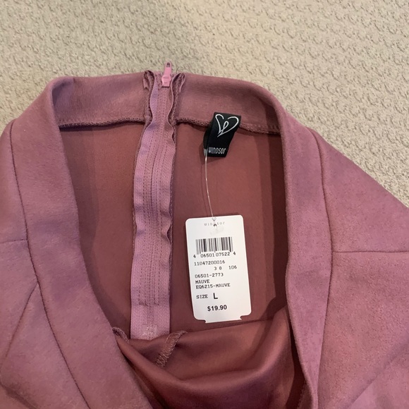 New Windsor soft pink  mini skirt sz L - Picture 2 of 2